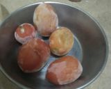 A picture of step 2 of Achari Chicken 😃😃.