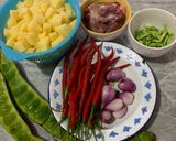 Foto langkah ke 1 dari resep Sambal kentang ati pete.