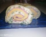 Sonkás sajttekercs egyszerűen recept fázis 6 fotója