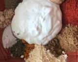 A picture of step 1 of Paneer Tikka Tortilla wrap.