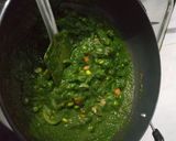 A picture of step 5 of Palak paneer Biryani.