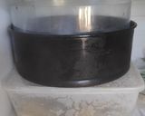 Foto langkah ke 9 dari resep Chocolate Cheese cake no oven ekonomis.
