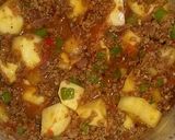 A picture of step 4 of Chilli potato mince stew #authors marathon.