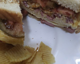 Foto del paso 10 de la receta: Sándwich doble de Tortilla Francesa y Salchichas al estilo Pitt