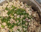 Szaftos 🍄‍🟫🥗Gombás 🍄‍🟫🍄🧄🧅 csirkemelles🧅🌶️🍄 rizottó 🍄🌶️🫑🍄‍🟫 recept fázis 9 fotója
