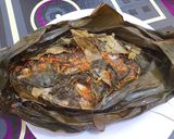 Foto langkah ke 7 dari resep Pepes Ikan Mas Daun Kemangi.