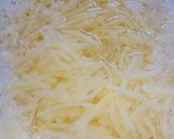 A picture of step 2 of Aloo and chicken burger without bun.