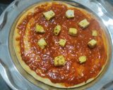 A picture of step 1 of Homemade panner pizza 🍕.