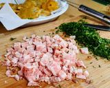 Foto del paso 3 de la receta: PATACONES y Cargamanto al Hogao...!🧅🌶️🍅