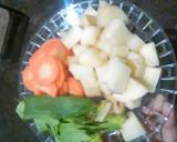 Foto langkah ke 2 dari resep MPASI kentang wortel.