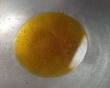 A picture of step 4 of Sarson Ka Saag and Makki Ki Roti.