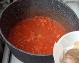 A picture of step 5 of Ossa Buco.