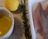 A picture of step 1 of Lemon and rosemary pan fried sea bass with sautèed potatoes.