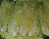 Hình bước làm 2 của món Kim chi cải thảo