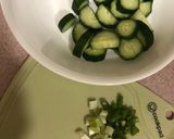 鵝油炒雞胸肉佐栗子小黃瓜的食譜步驟2照片