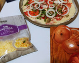 Foto del paso 2 de la receta: Pizza vegetal i salmó fumat