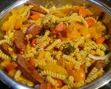 A picture of step 8 of Roasted hot pasta salad.