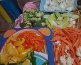 A picture of step 2 of Vegetable sauce - Sunday afternoon.