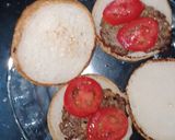 A picture of step 2 of Chapali kabab burger.
