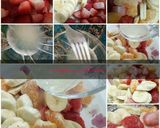 عکس مرحله 4 از دستور سالاد میوه زمستانی😉😇😊😍(Fruit salad)