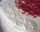 Foto langkah ke 8 dari resep Moca Nougat Redvelvet Cake.