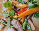 รูปขั้นตอนการทำที่ 1 ของ ปลาหมึกผัดไข่เค็ม