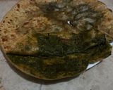 A picture of step 4 of New recipe saag ka pratha.