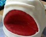 A picture of step 37 of Vickys Great White Shark Cake.