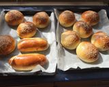 Hamburger puffancs és hotdog kifli recept fázis 3 fotója