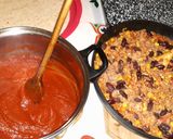IR-barát mexikói rakott tortilla (Enchilada) recept fázis 4 fotója