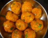 A picture of step 2 of Steamed Batata vada Chat.