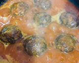 A picture of step 6 of Spaghetti and Meatballs.