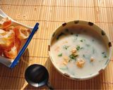 Hình bước làm 6 của món Cháo sữa đậu nành