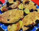 Foto del passaggio 7 della ricetta Salmone con panatura di mandorle e patate al forno perfette