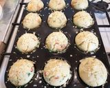 Medvehagymás színes muffin recept fázis 4 fotója