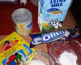 Foto langkah ke 1 dari resep Puding Oreo.