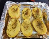 A picture of step 5 of Cod Croquettes with Roasted Peppers and Potatoes.