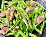 Hình bước làm 4 của món Đậu Ve Xào Thịt Heo