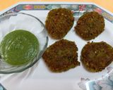 A picture of step 5 of Hara Bhara Kabab.