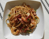 Foto del paso 7 de la receta: Spaghetti mar y montaña