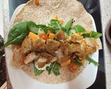 A picture of step 4 of My Salt & Pepper Chicken Wrap 😉.