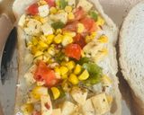 A picture of step 2 of Corn Paneer Chilli Grilled Sandwich 🥪.