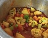 A picture of step 3 of Pressure Cooker Pav bhaji in 25 minutes.