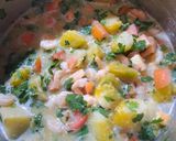 A picture of step 6 of Shrimp Scampi.