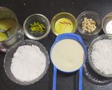 A picture of step 1 of Semolina-Coconut Modak.