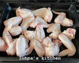 A picture of step 1 of Air Fryer Buffalo Chicken Wings:.