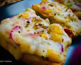 চীজ কর্ন টোষ্ই(cheese corn toast recipe in Bengali) রেসিপি ধাপ - 8 ছবি