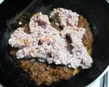 A picture of step 4 of Keema Whole Moong Dal Curry.