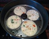 A picture of step 5 of Instant Bread Idli.