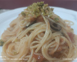Foto del paso 7 de la receta: Espaguetis con tomate, coñac y picada de almendras